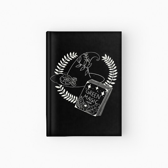 Green Magic Plants Hardcover Journal