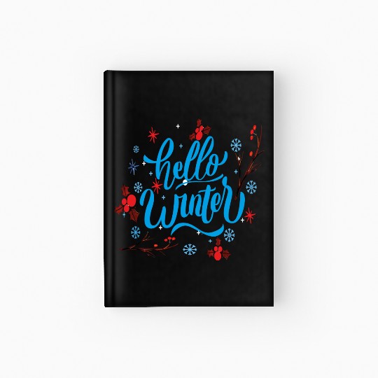 Hello Winter Hardcover Journal