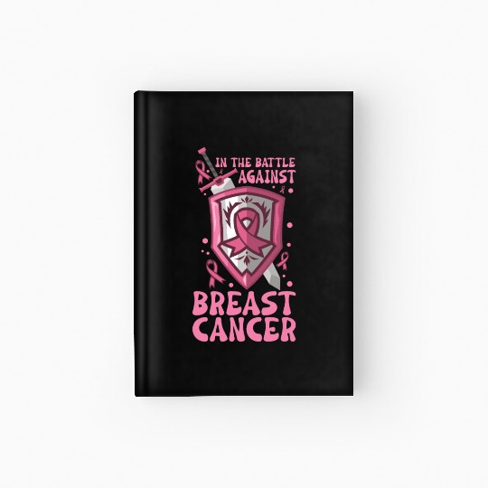 Breast cancer Awareness Support Survivors Pink Hardcover Journal