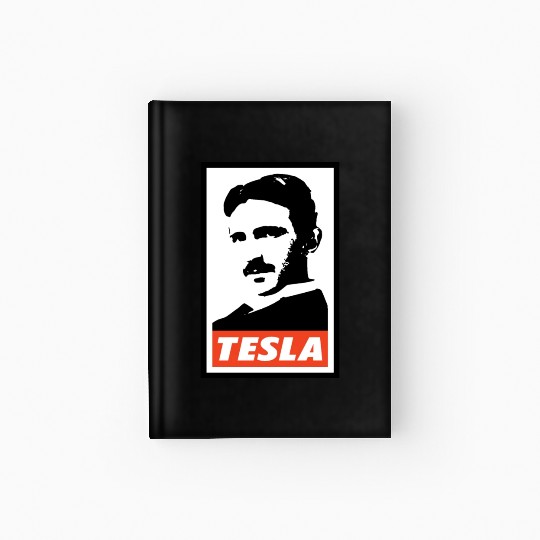 Nikola Tesla Hardcover Journal
