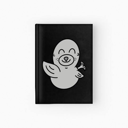 Cute Baby Sea Lion Hardcover Journal