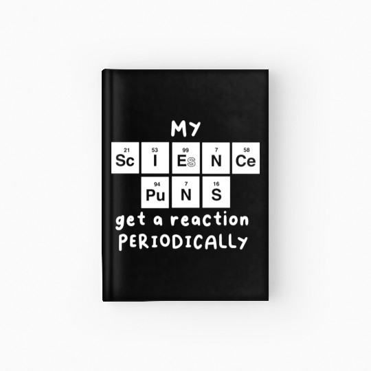 Science Puns Hardcover Journal