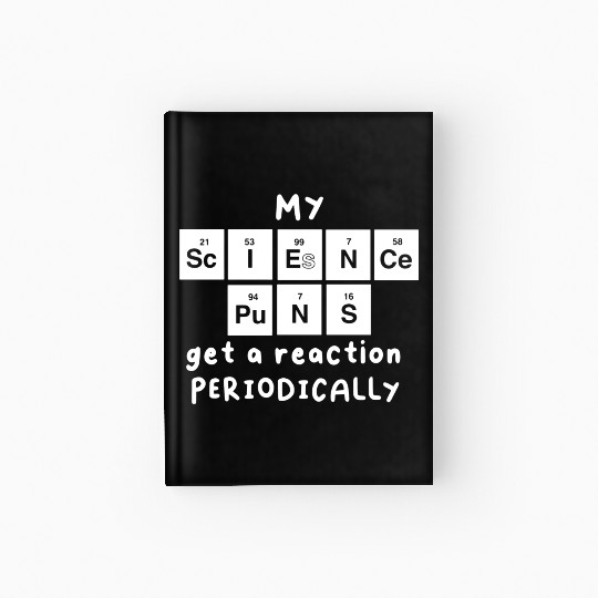 Science Puns Hardcover Journal