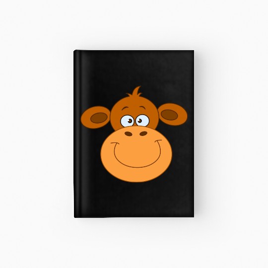 Monkey Face Hardcover Journal