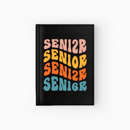 Retro Senior 2026 Graduation Class Of 2026 Back Hardcover Journal