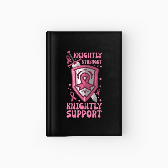 Breast cancer Awareness Support Survivors Pink Hardcover Journal