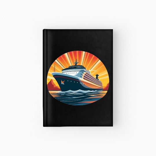 Cruise Ship Family Vacation, cruise, travel Hardcover Journal