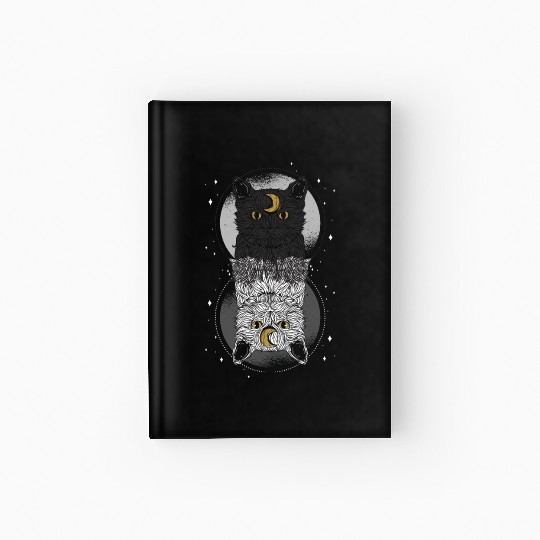 As Above so Below Cat Hardcover Journal