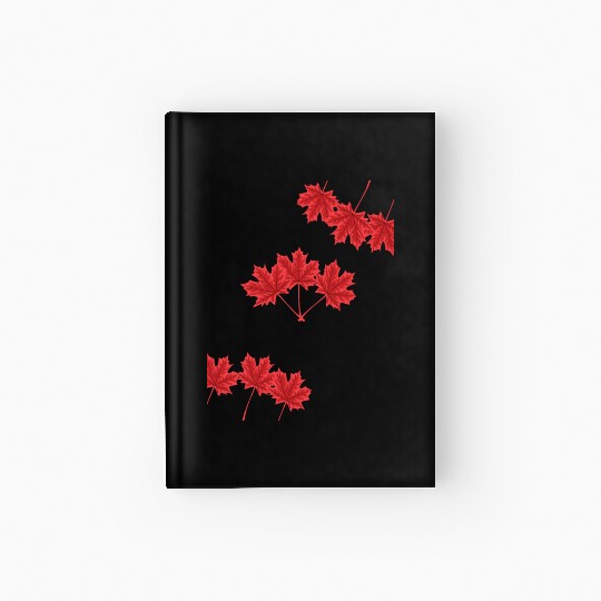 Leaves Red,Leaves Hardcover Journal