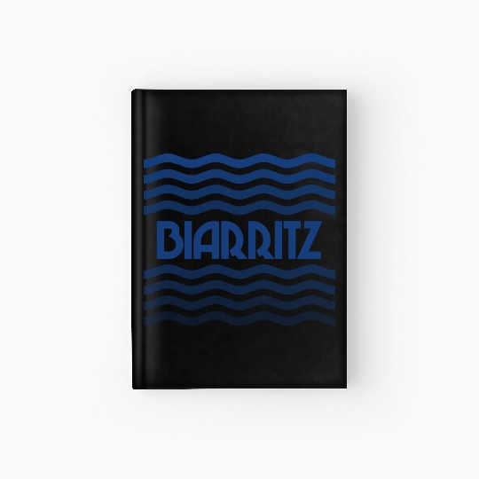 Biarritz France nostalgia Hardcover Journal