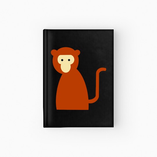 Brown Monkey Hardcover Journal