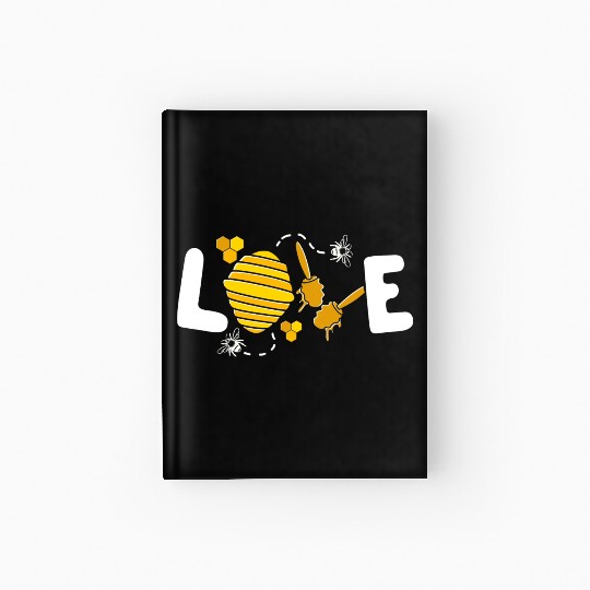 Save The Bees Bumblebee Love Bees Hardcover Journal