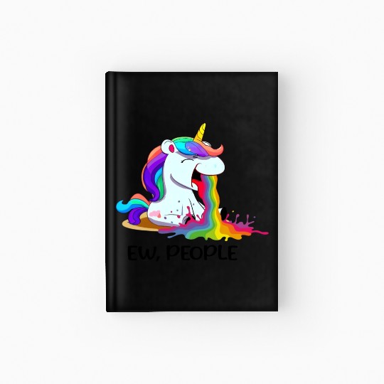 Ew People Unicorn Hardcover Journal