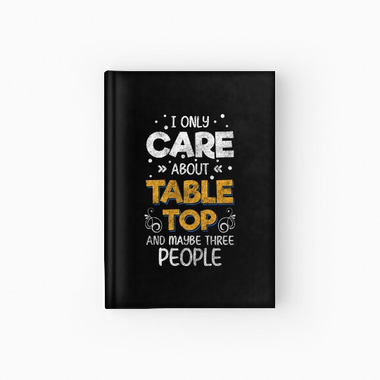 Tabletop Game Night Board Gamer Strategy Hardcover Journal