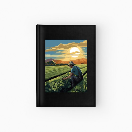 Farming Farmer Farm Agriculture Hardcover Journal