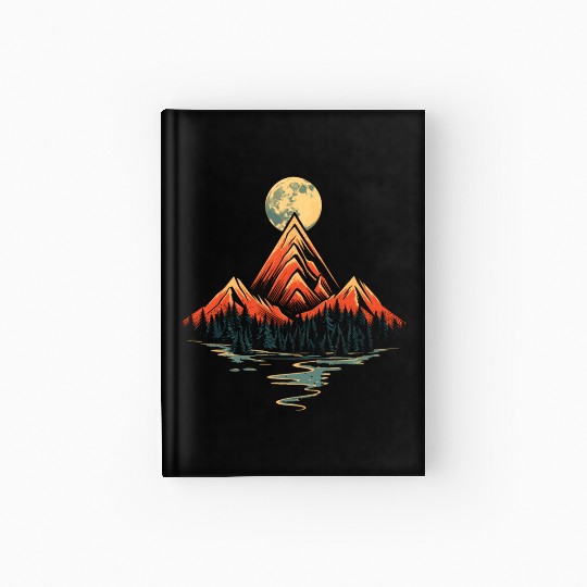 Majestic Full Moon Hardcover Journal