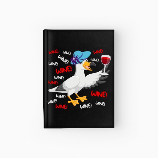 Seagull Hardcover Journal Wine Lover North German Seagulls
