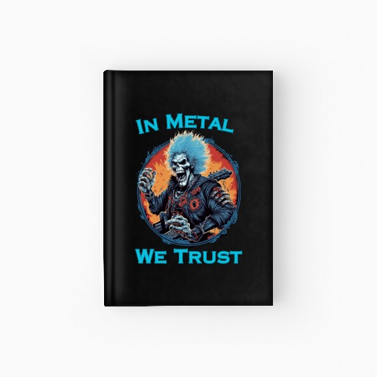 Embrace the power and passion of heavy metal with Hardcover Journal