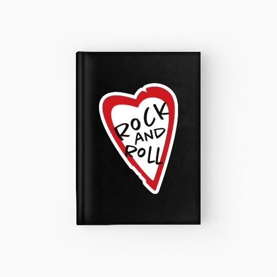 Rock and roll Lover Hardcover Journal