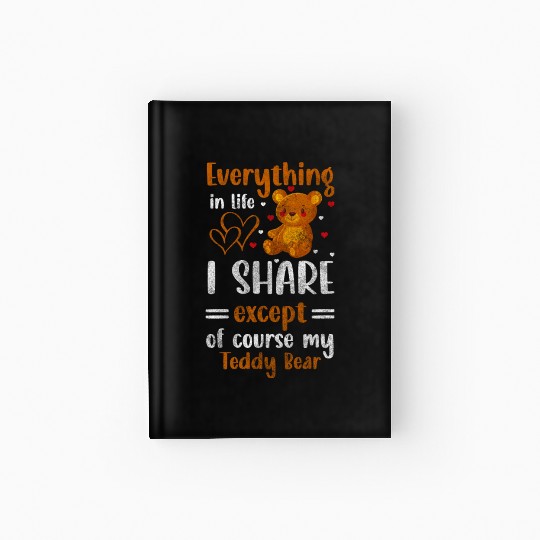 Teddy Bear Offspring Protector Cuddly Hardcover Journal
