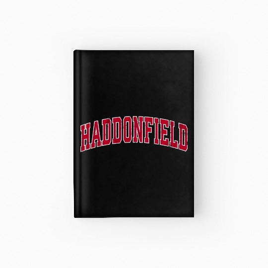 Haddonfield New Jersey Nj Sports Red Hardcover Journal