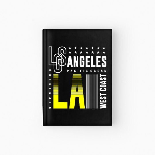 Los Angeles LA West Coast Hardcover Journal
