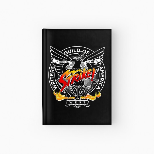WGA Strike! Seal White Line with Uncensored FYPM Hardcover Journal