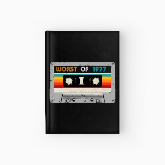 Worst Of 1977 43th Cassette Tape Hardcover Journal