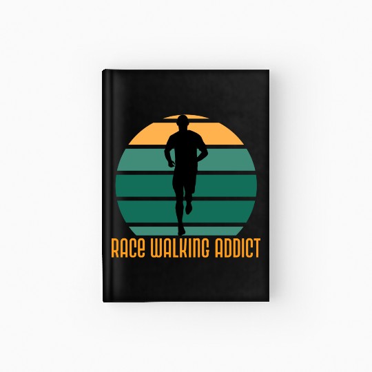 Race walking addict, Race walking Hardcover Journal
