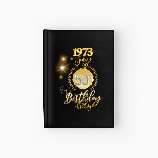50th Birthday, July, 1973. Hardcover Journal
