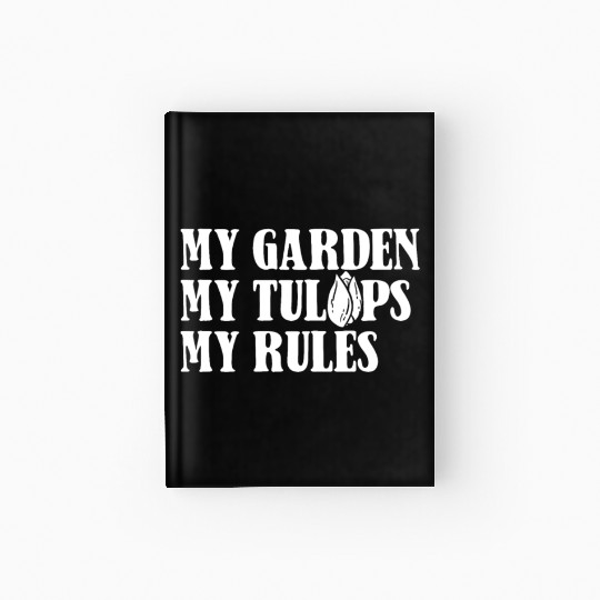 Tulip Gardening Tulips Hardcover Journal