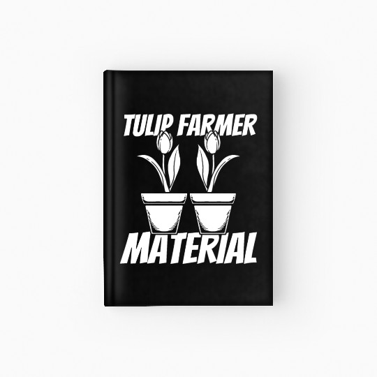Tulip Gardening Tulips Hardcover Journal