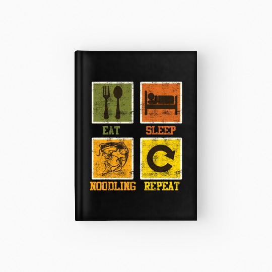 Catfish Fishing Eat Sleep Noodling Repeat Hardcover Journal