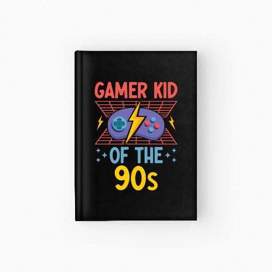 Game Console Gamer Video Game PC Gaming Controller Hardcover Journal