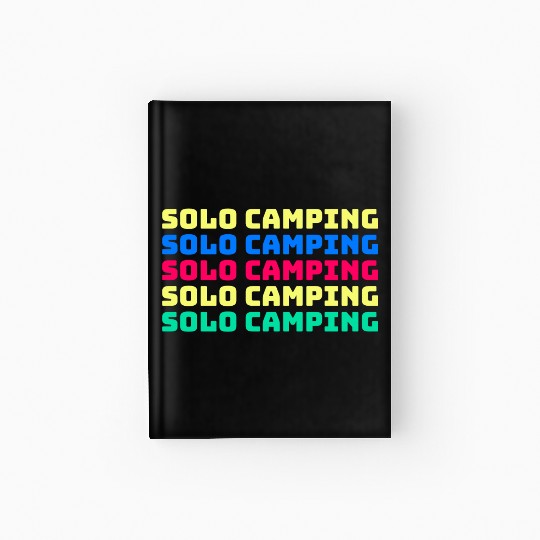 Solo Camping Hardcover Journal
