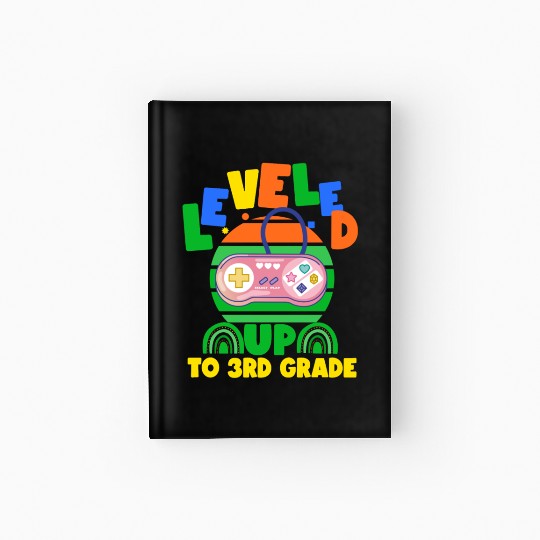 Level up to 3rd grade, back to school Hardcover Journal