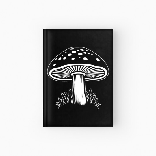 Mushroom Picker Fungi Forest Hardcover Journal