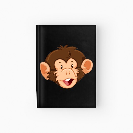Monkey face Hardcover Journal