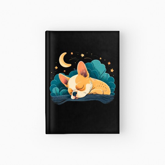 Chihuahua | Sunday Sleep Cute Dog Good Night Hardcover Journal