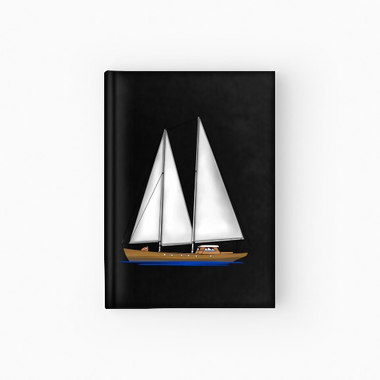 Sailing Key Largo Florida Keys Beach Sunset Hardcover Journal