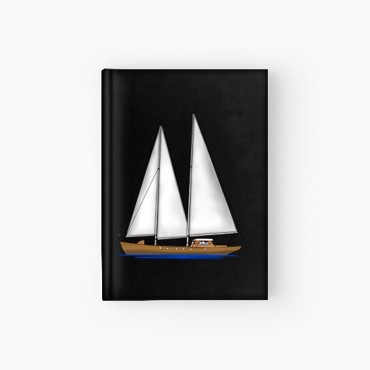 Sailing Key Largo Florida Keys Beach Sunset Hardcover Journal