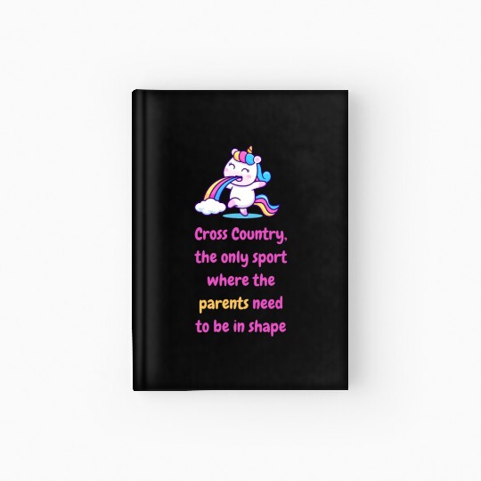 High School Running Hardcover Journal, Cross Country Parent,