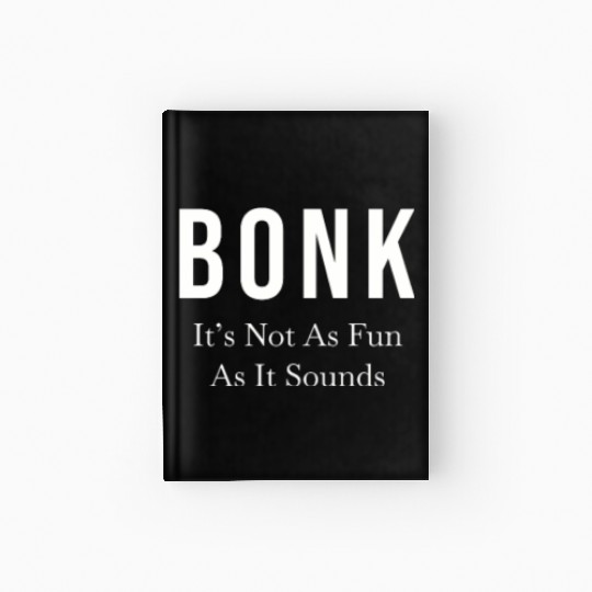 High School Running Hardcover Journal, XC Run Bonk, Unisex's