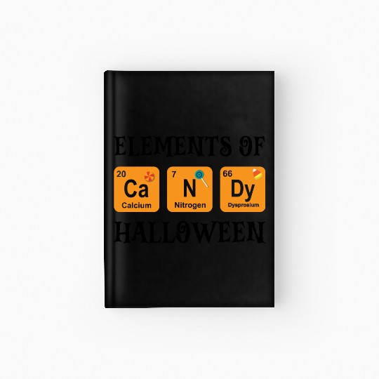 Halloween Candy Sweets Chemistry Elements Of Hardcover Journal