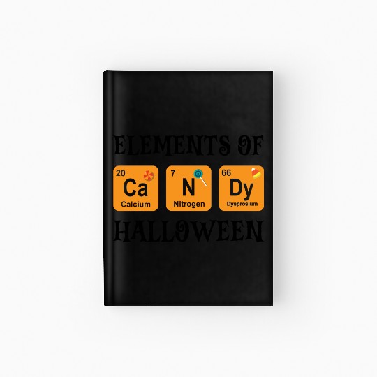 Halloween Candy Sweets Chemistry Elements Of Hardcover Journal
