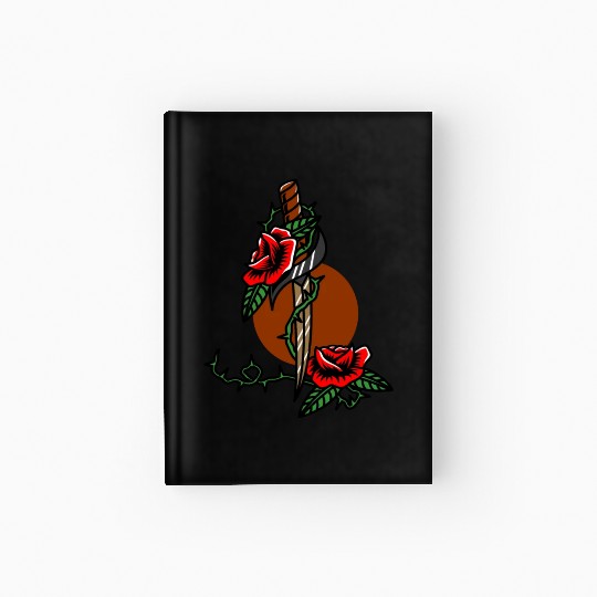 Twilight Dagger Flower Hardcover Journal