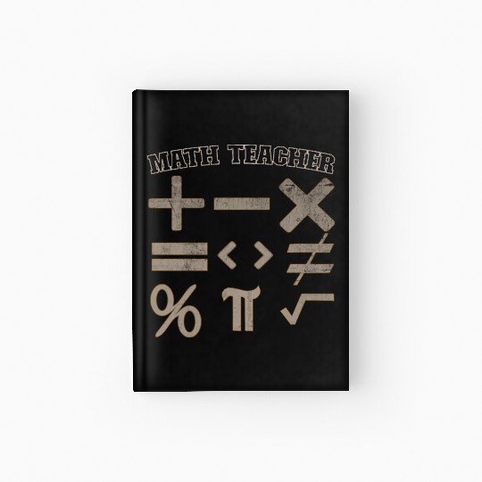 Math Teacher 1 Hardcover Journal