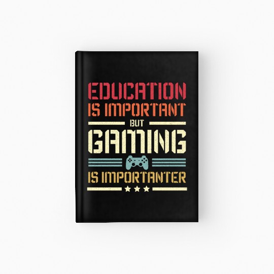 Education And Gaming Hardcover Journal