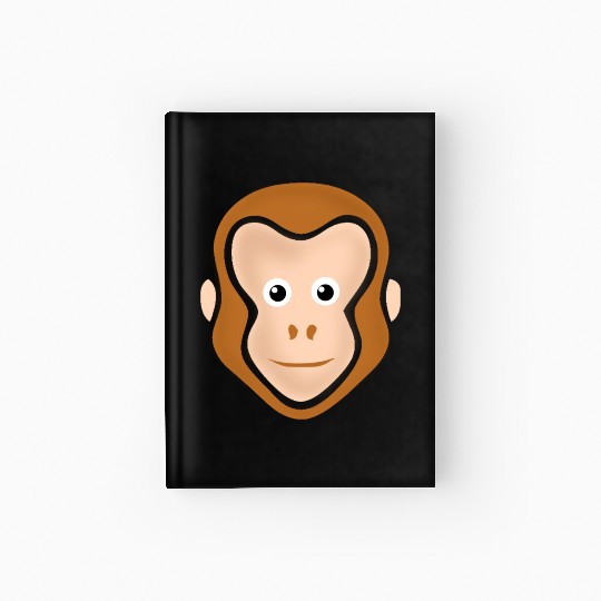 Monkey Face Adorable Hardcover Journal