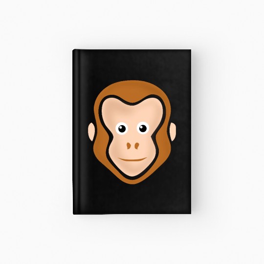 Monkey Face Adorable Hardcover Journal